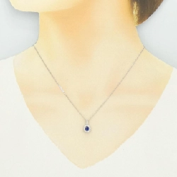 Dây chuyền Sapphire PT900/PT850 0.48CT - Hàng hiệu Chính hãng 856445