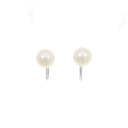 Bông tai ngọc trai Akoya Mikimoto 7.5mm - Hàng hiệu Chính hãng