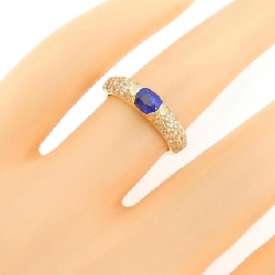 Nhẫn Sapphire K18YG 0.63CT - Hàng hiệu Chính hãng 850464