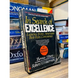 IN SEARCH OF EXCELLENCE - THOMAS J. PETERS & ROBERT H. WATERMAN, JR