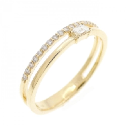 【Sản phẩm mới】Nhẫn kim cương K18YG 0.17CT