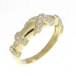 Nhẫn kim cương K18YG 0.25CT - Hàng hiệu Authentic