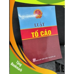 (TẶNG BOOKMARK) Luật Tố Cáo, 2012 - H1108 RBK