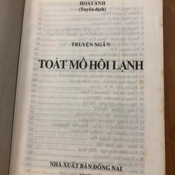 Truyện ngắn Toát mồ hôi lạnh - Nhiều tác giả, Hoài Anh tuyển dịch 306764