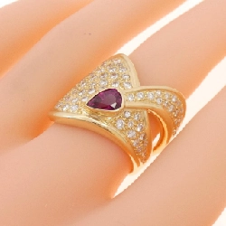 Nhẫn Ruby K18YG 0.82CT 665493