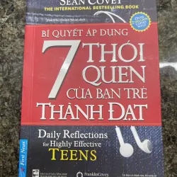7 thói quen của bạn trẻ thành đạt Sean Covey
