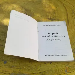 THUẬT HỒI XUÂN CHO NAM NỮ- bí quyết trẻ mãi không già  787260