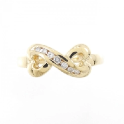 Nhẫn kim cương K18YG 0.03CT 671461