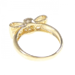 Nhẫn kim cương K18YG hình ruy băng 0.14CT 668595