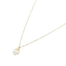 Dây chuyền ngọc trai Akoya K18YG/750YG 5.3mm - Hàng hiệu Chính hãng 856551