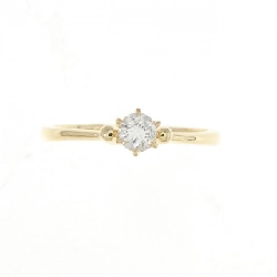 Nhẫn kim cương K18YG 0.18CT 673436