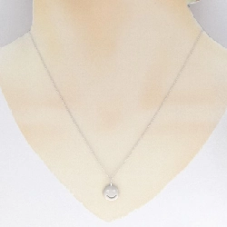 K18WG/750WG Dây chuyền kim cương nụ cười - Hàng hiệu Authentic 858226