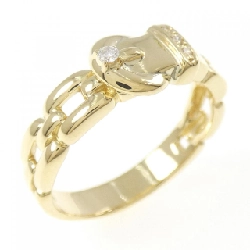 K18YG Nhẫn Kim Cương - Hàng hiệu Chính hãng