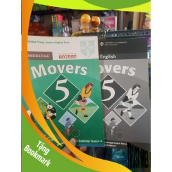 (TẶNG BOOKMARK) Movers 5 Student's book + Answer viết chì mới 80% Sách tự học tiếng Anh RBK2702