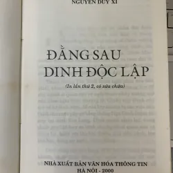 ĐẮNG SAU DINH ĐỘC LẬP - NGUYỄN DUY XI 787182