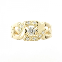 Nhẫn kim cương K18YG 0.10CT 671290