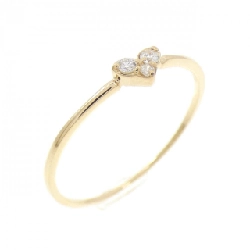 Nhẫn kim cương hình trái tim K18YG 0.05CT - Hàng hiệu chính hãng