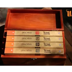 Bộ hộp gỗ Tứ Thư Lãnh Đạo - Hoà Nhân