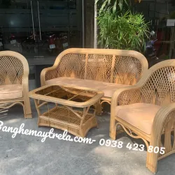 Sofa mây tự nhiên cây đóng phòng khách 781433