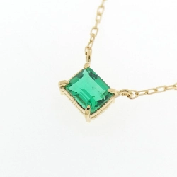 K18YG Emerald Necklace 0.21CT - Hàng hiệu Authentic 857338