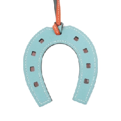 Hàng hiệu Authentic Hermes Paddock Fère Ashval Bicolor 073824CA Túi charm 773109