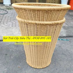 Giỏ mây trưng bày trái cây siêu thị cao 60 674842