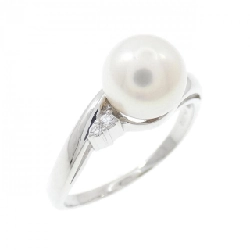 Nhẫn ngọc trai Akoya PT900 8mm - Hàng hiệu Authentic