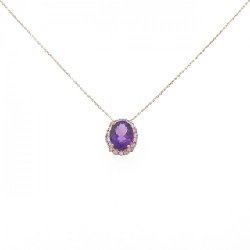 K18PG Mặt dây chuyền Amethyst 1.59CT - Hàng hiệu Chính hãng