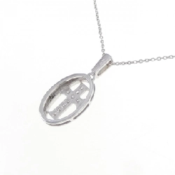 K18WG Dây chuyền kim cương chéo 0.06CT - Hàng hiệu Chính hãng 861750