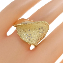 Nhẫn kim cương K18YG 0.11CT 668045