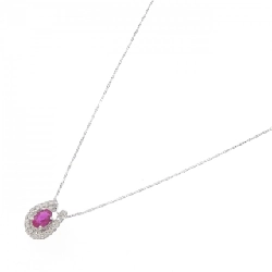 Dây chuyền ruby K18WG 0.50CT - Hàng hiệu Chính hãng 858915