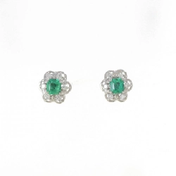 PT900 Bông tai Ngọc lục bảo 0.40CT - Hàng hiệu Chính hãng