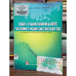 Quản lý hành chính nhà nước và quản lý ngành giáo dục đào tạo – Trần Xuân Bách, Bùi Việt Phú 588583