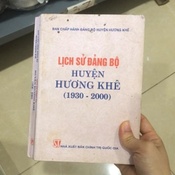 lịch sử đảng bộ huyện hương khê 1930-2000