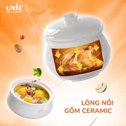 Nồi Nấu Chậm UNIE USC10W – Nấu Cháo, Ăn Dặm Chuẩn Dinh Dưỡng Cho Bé 730603