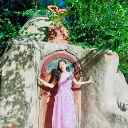 Váy voan hồng 2 lớp 925348