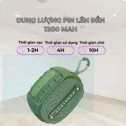 Loa Bluetooth P10 Nhỏ Gọn Chất Lượng Bass Cực Hay, Pin Siêu Trâu, Di Chuyển Dễ Dàng 528391