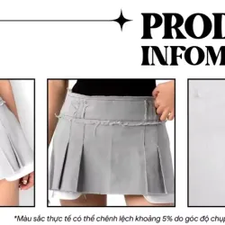 CHÂN VÁY NGẮN XẾP LI | LISA SKIRT - CLÉLIE SIZE M 792390