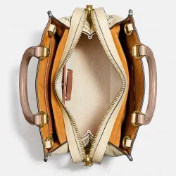 Túi xách siêu hợp mùa thu đông Coach da thật 100% không tì vết huhuhu pass 605596