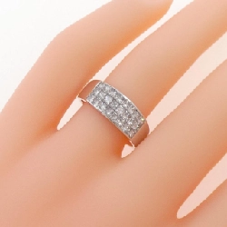 Nhẫn kim cương K18WG 672536