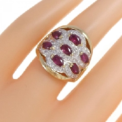 Nhẫn Ruby 750YG/750WG 668997