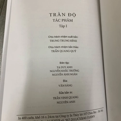 Trần độ tác phẩm. Full bộ 3 cuốn có hộp.  524361