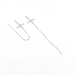 K14WG Khuyên tai chéo - Hàng hiệu Authentic 862894