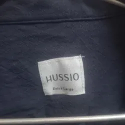 Áo sơ mi hussio dài tay xanh navy size XL 747939