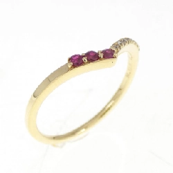 Nhẫn ruby K18YG 0.04CT