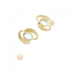 K18YG Blue Topaz Bông tai - Hàng hiệu Chính hãng 873212