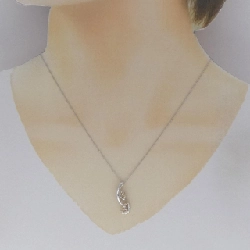 K18WG Dây chuyền kim cương 1.0CT - Hàng hiệu Chính hãng 864621