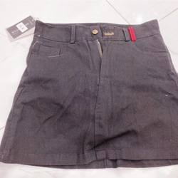 Chân váy bò size M màu đen ghi
