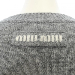 MIU MIU MIU MIU Logo DNA972 13WS Áo len - Hàng hiệu Chính hãng 774132