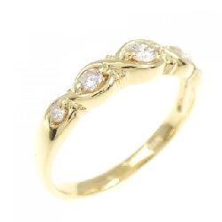 Nhẫn kim cương K18YG 0.18CT - Hàng hiệu Authentic